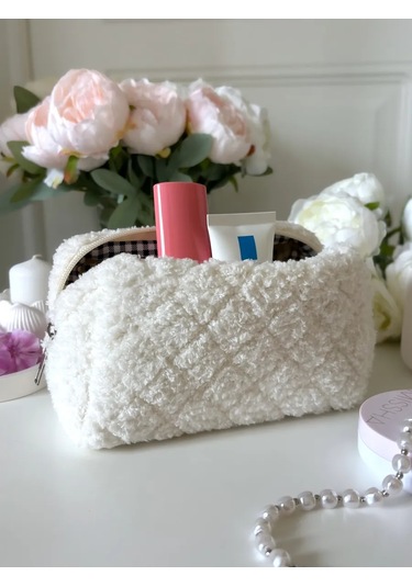 Gresna Plüş Yumuşak Makyaj Çantası 314093551