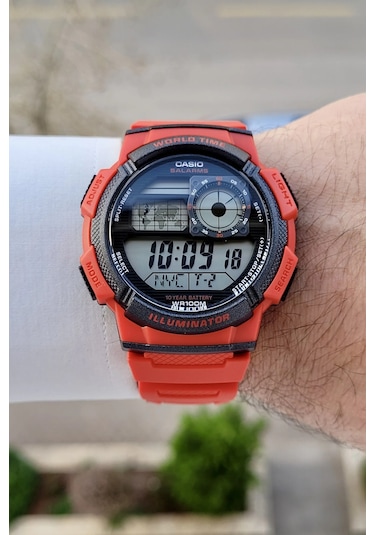 Casio Csgnct228 Erkek Kol Saati Kırmızı