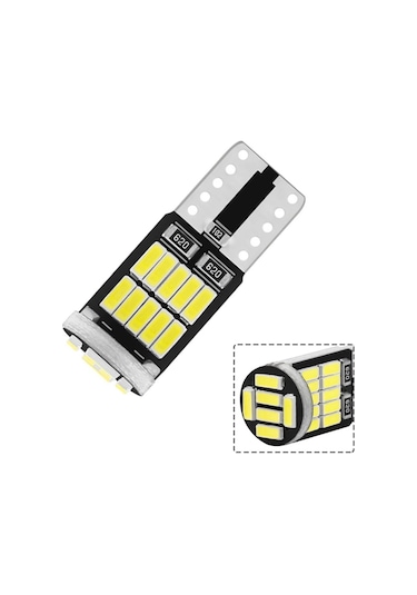 Volvo V70 Plaka Parklar Için 26 Led T10 Beyaz Ampul 2 Adet