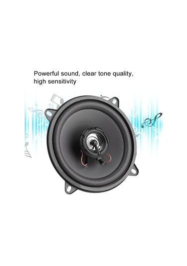 Moveevo 12v 400w Evrensel Araç Hoparlörü, 5 İnç Abs + Mıknatıs Malzeme, Güçlü Ve Net Ses Ts-506