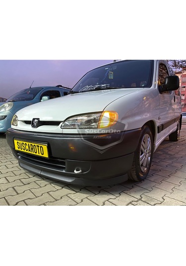 Peugeot Partner 1 1996-2003 Uyumlu Üniversal Astra H Lip Esnek Ön Lip 2 Parça Tampon Altı Dil Karlık Ön Ek 00 Şüscaroto Aksesuar