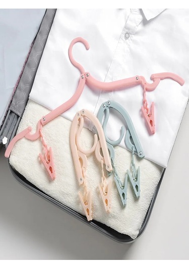 Morabi Katlanabilir Seyahat Elbise Ve Çamaşır Askıları 398554683 Yeşil