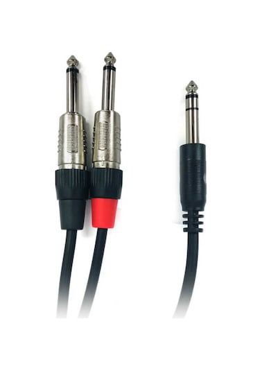 Teknogreen Tks-703 6.3 Stereo 2X6.3 Mono Kablo 3M.