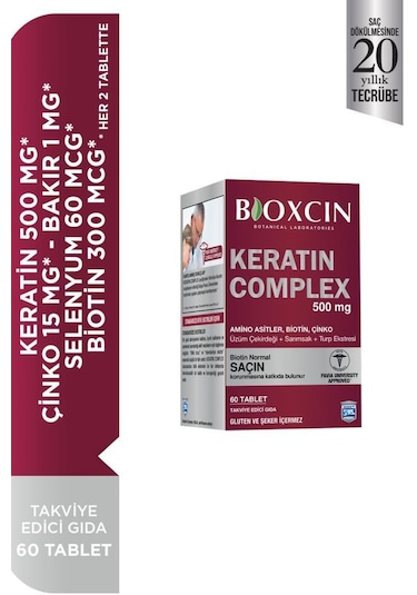 Bioxcin Forte Keratin Complex   Tablet Takviye Edici Gıda 60   Tablet