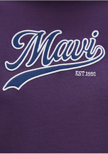 Mavi - Mavi Logo Baskılı Mor Tişört 1613565-70679 Mor