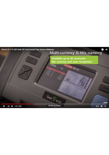 Hitachi Ih-110 Para Sayma Makinesi