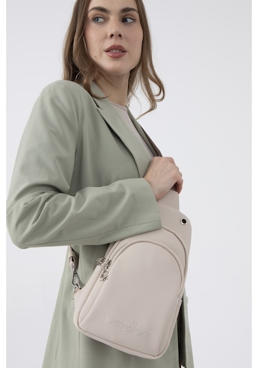 Bnt 1543 Çapraz Çanta Bej Bej