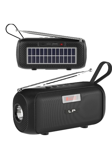 Solar Şarjlı Bluetooth Speaker Bass Bt Fm Usb Sd Type-c Rose