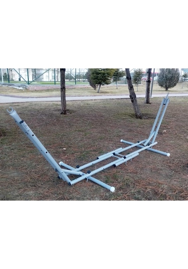 Hamak Ayağı, Katlanır Hamak Ayağı, Taşınabilir Hamak Satandı Gri