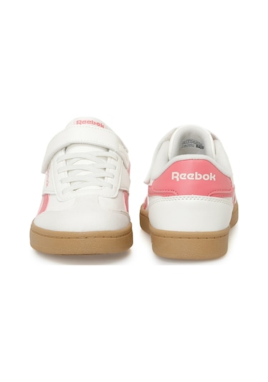 Reebok Smash Edge Elastıc Kırık Beyaz Kız Çocuk Sneaker Beyaz-Pembe