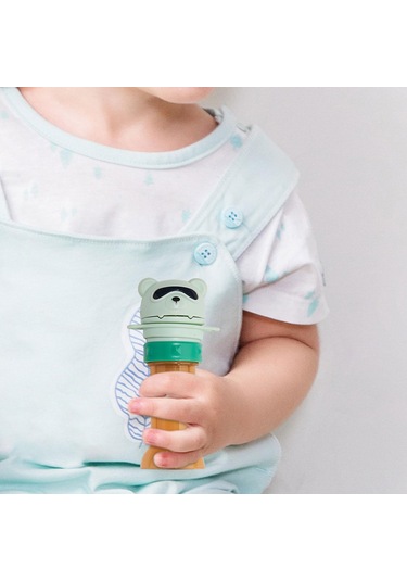 Suntek Bebek Su Şişesi Kapağı Samanlı Saman Şişe Yeşil