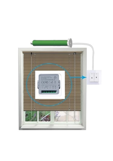 Onoff Tuya Wifi + Rf Akıllı Kepenk Panjur Anahtar Röle 10 Amper Tuya Wifi