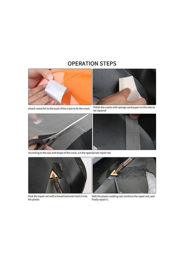 Pazly 100w Plastik Kaynak Makinesi - Profesyonel Araç Tampon Ve Gösterge Paneli Tamir Seti