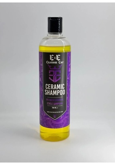 E&e Custom Car Ceramic Shampoo - Ph Nötr Seramik Etkili Şampuan 700 Ml
