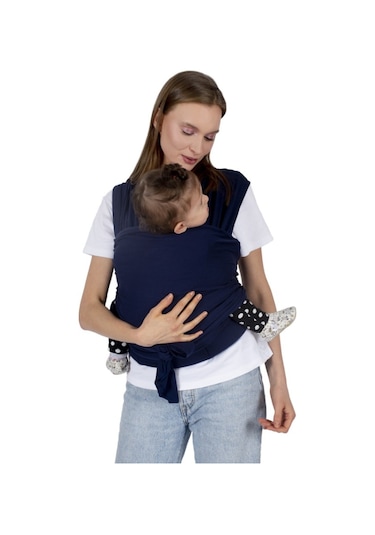 Sevi Bebe Art 565-7 Bel Destekli Sling Lacivert