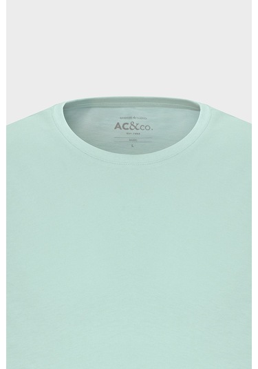 Ac&Co / Altınyıldız Classics Slim Fit Bisiklet Yaka Kısa Kol Pamuklu Erkek Tişört Mint Yeşili Mint Ac&Co / Altınyıldız Classics Slim Fit Bisiklet Yaka Kısa Kol Pamuklu Erkek Tişört Mint Yeşili Mint