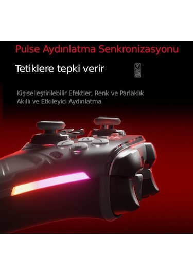 BEITONG KP70 Kapasitif Sertlik Ayarlanabilr Joystick Adaptive Trigger Kablosuz Gamepad ( PC Uyumlu )
