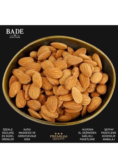 Çiğ Badem Çanakkale Jumbo İri Boy 600 Gr. 600 G