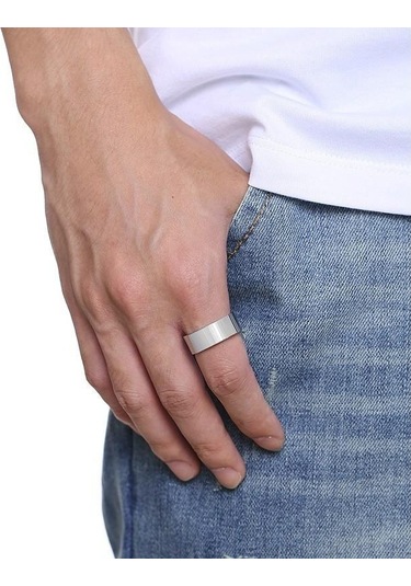 8 Mm Düz Gümüş Alyans Çifti Söz Yüzükleri Tektaş Hediye Wr63D