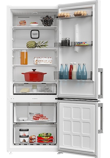 Grundıg GPKNE 477 477 L Duo-No Frost Alttan Donduruculu Buzdolabı Beyaz