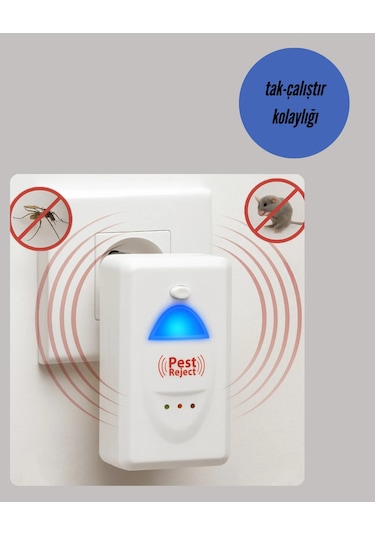 Geniş Alan Kapasiteli Sessiz Enerji Tasarruflu Haşere Kovucu