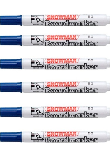 Snowman Bg-12 M Tahta Kalemi Mavi - 10 Adet