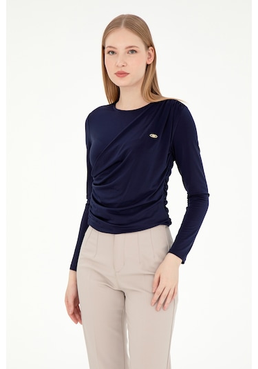 U.S. Polo Assn. Kadın Lacivert Bisiklet Yaka Sweatshırt 50291561-VR033