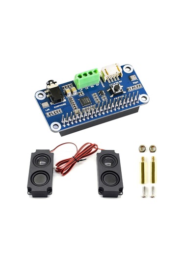 Raspberrypi 4/3b+/3b Wm8960 Ses Genişletme Kartı Codec Hat Sürücüsü Hoparlör