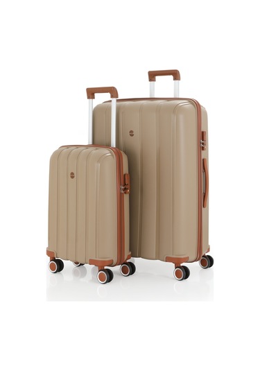 Mçs Polipropilen 2li Valiz Seti Büyük & Kabin V305 S21yy1000077-set 10584 2'li Set Çok Renkli