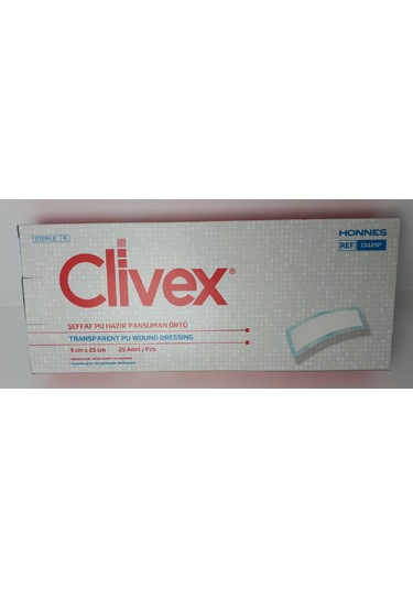 Şeffaf Pu Hazır Pansuman Örtüsü 9cmx25cm 25adet C6125p