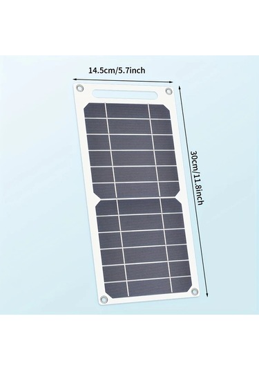 Xuweiwei 1 Adet Yeni Stil Güncellenmiş Solar Panel 3 Taşınabilir 5v Güneş Paneli Ip44 Usb Şarj Stabilizatörü Güç Bankası Kamp Ev Kullanımı