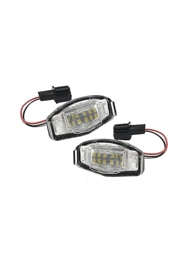 Samdoo Honda Civic Ve Accord İçin 2'li Smd Led Plaka Aydınlatma Seti, Canbus Kontrollü, Kolay Montaj
