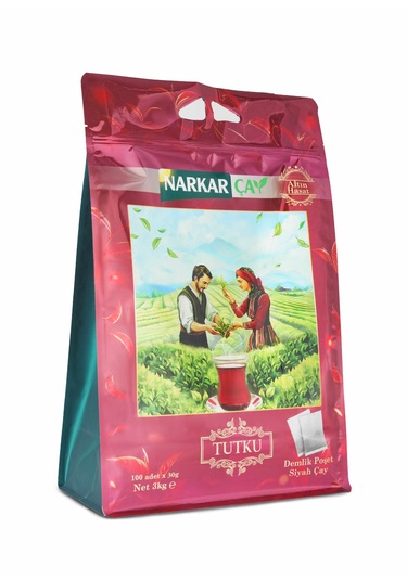 Hançay Narkar Çay Tutku 30gr Demlik Poşet Siyah Çay 4 x 3 KG