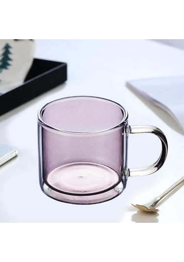 Suntek Magideal 250 Ml Cam Bardak Şampanya İçme Bardağı Pembe