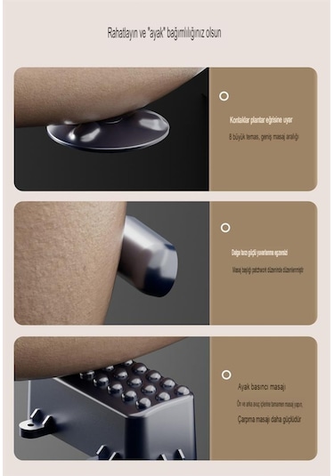 Tam Otomatik Baldır Kol Ayak Yoğurmalı El Masaj Aleti Gri