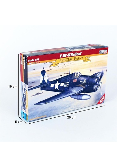 Mistercraft D262 1/72 F-6f-5 Cehennem Kedisi Savaş Uçağı Plastik Model Kiti
