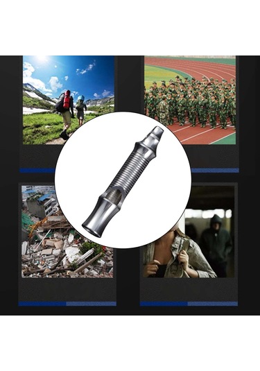 Suntek Yürüyüş Için Acil Düdük Paslanmaz Çelik Yüksek Gümüş