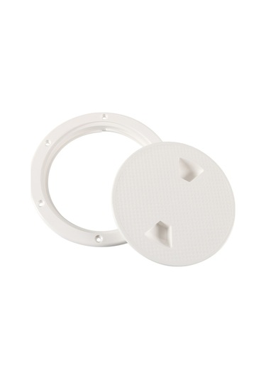 A5942 6 İnç Tekne / Yat Yuvarlak Güverte Kapağı Kapak Kılıfı Vidalı