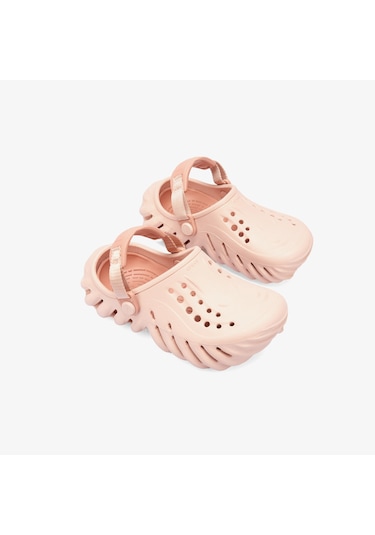 Crocs Echo K Çocuk Pembe Terlik Düz 208190 PEMBE