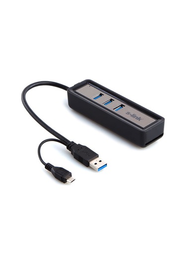 S Link Sl U310 Usb 3.0 To 3 Port Usb 3.0 Kart Okuyucu Usb Çoklay