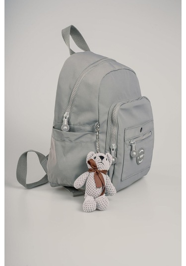 Ççs Kadın 17952 Sırt Çantası Gri