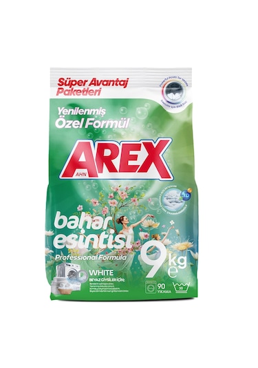 Arex Matik Toz Deterjan Beyazlar İçin 9 KG