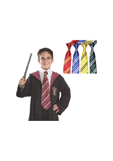 Harry Potter Gryffindor Kravat Gryffindor Slytherin Ravenclaw Cosplay Mavi Mavi