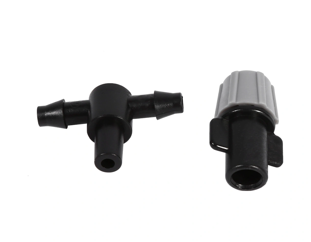 Hangfox 20 Adet Plastik Buhar Saçan Atomize Başlık Ve T-kolu Seti - Su Tasarruflu, Çiftçi Bahçe Seracılık Soğutma Sulama