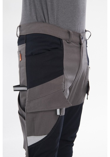 Orange Safety Harman Atak Pantolon Reflektörlü Singapore Gri İş 001