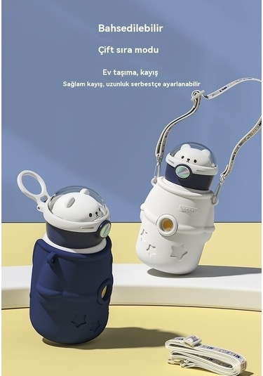 Didadodo Mavi Termos Sporcu Paslanmazçelik Bardak Bj Mavi, Büyük Ev Bardağı Mavi