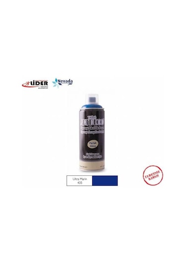 Artdeco Akrilik Sprey Boya 400 Ml Ultra Marin Y-400-445