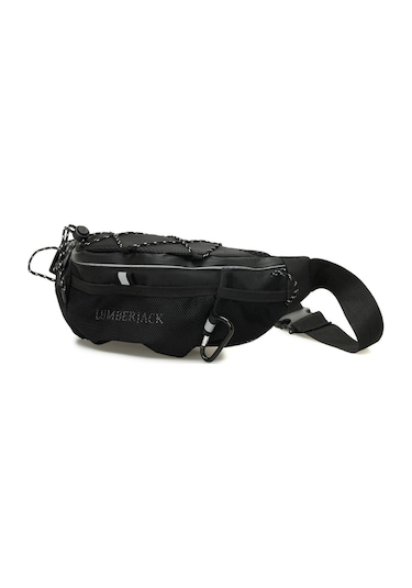 Lumberjack Reflector Black Waıst 5pr Siyah Unisex Bel Çantası Siyah