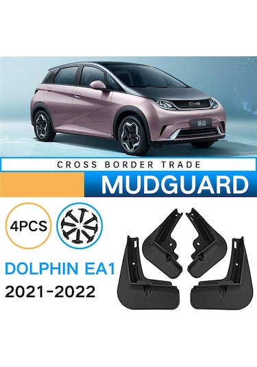 Anjiexun Byd Dolphin Ea1 2021-2022 Çamurlukları İçin 4 Adet Araba Çamurlukları