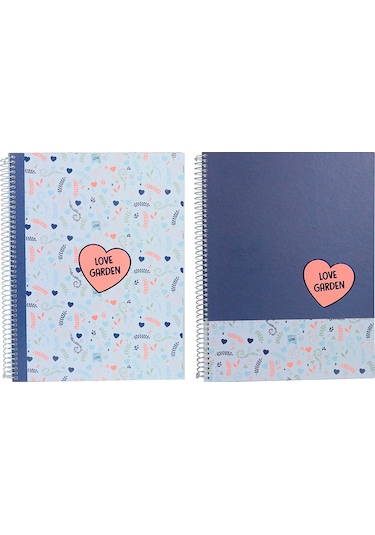 Ancor B'log Love Garden A4 Spiralli Çizgili Defter 112153